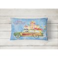 thumbnail image 2 of Carolines Treasures CK2415PW1216 Merry Christmas Schnauzer Canvas Fabric Decorative Pillow  12H x16W multicolor, 2 of 3