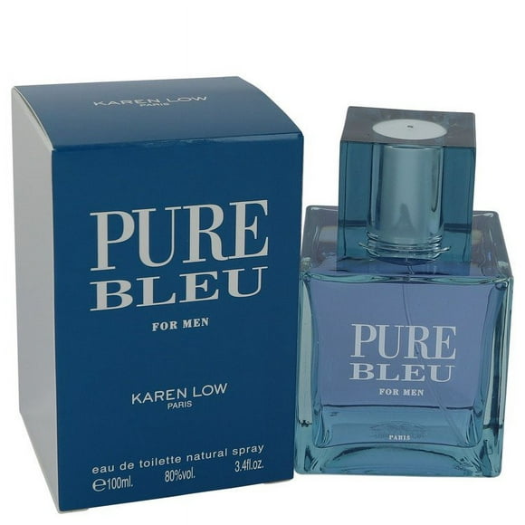 Eau de Toilette Pure Bleue de Karen Low 3,4 oz / 100 ml pour Hommes