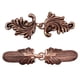 thumbnail image 4 of 2 piezas de clips para capa, cierre de metal, accesorios de ropa, diseño vintage Cobre antiguo, 4 of 9