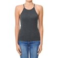 thumbnail image 5 of FashionMille Women Regular Fit Casual Basic Active High Neck Ribbed Tank Top, 5 of 5