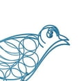 thumbnail image 3 of Bird Shape Metal Wine Holder, Blue, 3 of 6
