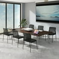 thumbnail image 2 of Costway Office Guest Chair Set of 6 with Breathable Mesh Back Padded Seat for Waiting Room, 2 of 7