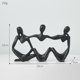 thumbnail image 2 of Creative Desktop Decoration Resin Abstract Best Friend Ornaments Living Room Office Decoration Accessories Gifts zhangmengya LED, 2 of 2