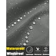 thumbnail image 3 of COOFANDY Men's Waterproof Jacket With Hood - Lightweight Packable Rain Shell Pullover Coat, 3 of 5
