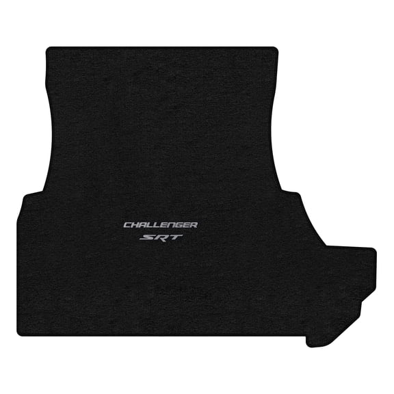 Lloyd Mats LogoMat Custom-Fit Carpet Trunk Mat for 2011 Dodge Challenger RWD w/Subwoofer, Charcoal