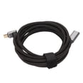 thumbnail image 2 of Cable USB C 3.1 Macho A Hurbra, Carga Rápida PD100W, Cable de Carga USB C de 10 Gbps 4K A 60 Hz, Diseño en Forma de L de 90 Grados, Trenzado de Nailon, Chapado en Oro, para vapor para vapor, 2 of 7