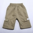 thumbnail image 6 of Cargo Shorts Boys Khaki Pants Classic Fit Elastic Waist Shorts Toddler Shorts Boys Cargo Shorts Size 10-11 Years Summer&nbsp;Clothing, 6 of 8