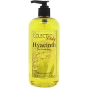 Hyacinth Massage Oil by Eclectic Lady, 16 oz, Sweet Almond Oil and Jojoba Oil