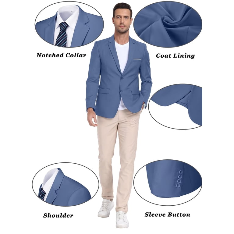 denim formal dress for men Stretch Pants main image 0
