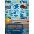 thumbnail image 4 of RoomMates Sonic The Hedgehog Gotta Go Fast Peel and Stick Wallpaper, 4 of 7