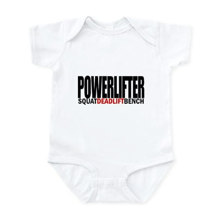 

CafePress - POWERLIFTER Infant Bodysuit - Baby Light Bodysuit Size Newborn - 24 Months