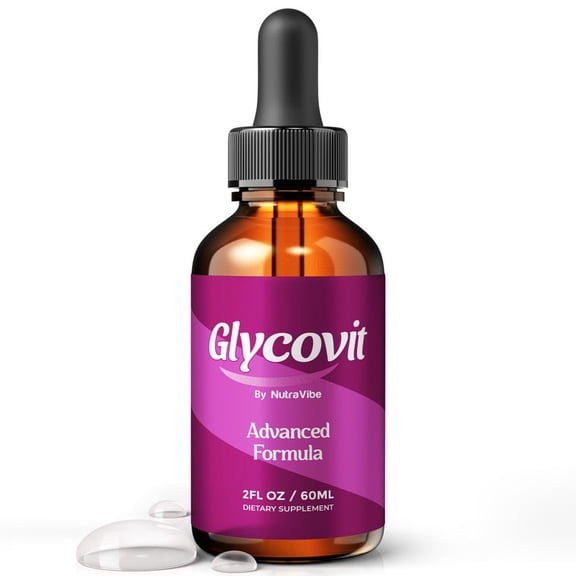 Glycovit Drops – Daily Liquid Formula with a Clean, Natural Blend to Support Natural Flow, Balanced Levels & Healthy Circulation | Convenient for Consistent Use (30 Servings)