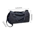 thumbnail image 3 of EARKITY Nylon Gym Bag With Shoe Compartment Large Capacity Duffle Bag For Sports Travel And Daily Use, 3 of 6