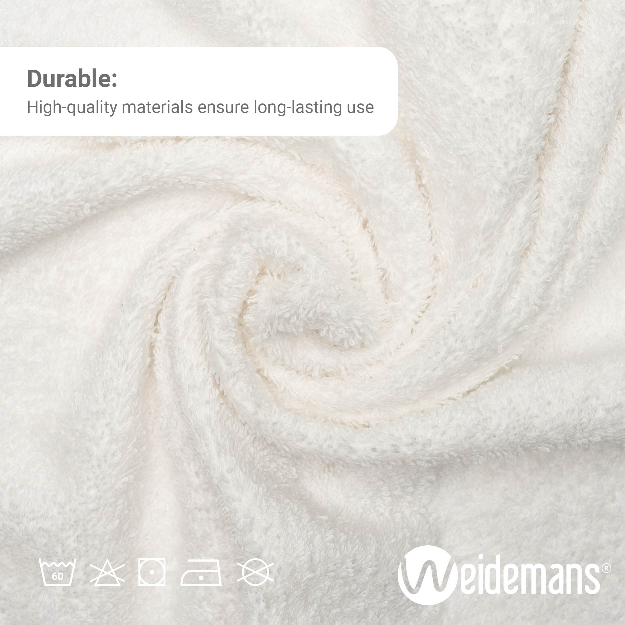 Premium 8 Pieces Towel Set including 2 Bath Towels 30" x 56", 2 Hand Towels 18" x 30" and 4 Washcloths 13" x 13" - Color: Black & White | 100% Cotton |Machine Washable high Absorbency