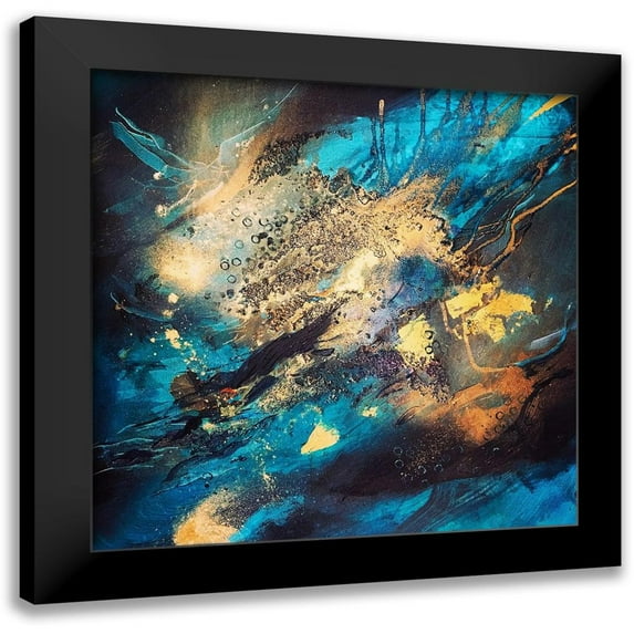 Ehret, Andrea 20x20 Black Modern Framed Museum Art Print Titled - Night Ocean II