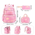 thumbnail image 2 of 3PCS Kids Backpack for School Girls with Lunch Box & Pencil Case | Waterproof Girls Backpack, Lightweight School Bookbag for Elementary School Students Teens, 2 of 5