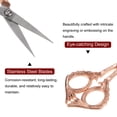 thumbnail image 4 of Uxcell 5" Stainless Steel Vintage Bird Style Scissors for Embroidery Cross Stitch Sewing Rose Gold, 4 of 6