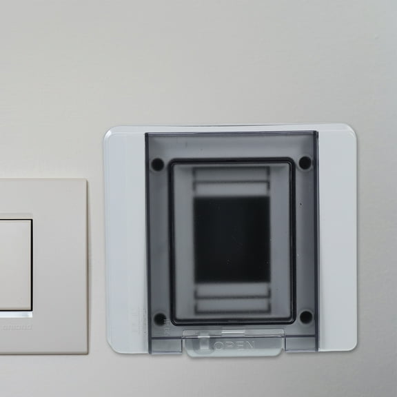 Masteelf 1 Set Electric Distribution Box For Home Use Rated Plastic Breaker Box With Cover Wall-Mounted For Indoor And Outdoor Use