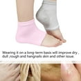thumbnail image 4 of MODANU Moisturizing Socks Lotion Gel for Dry Cracked Heels 2 Pack, Spa Gel Socks Humectant Heel Balm Foot Treatment Care Heel- Pink, Gray, 4 of 6