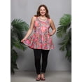 thumbnail image 3 of Plus Size Paisley Sleeveless Tunic Tank Top, 3 of 3