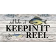 thumbnail image 2 of Vieira, Robin-Lee 14x9 Gold Ornate Wood Framed with Double Matting Museum Art Print Titled - Keepin It Reel, 2 of 4