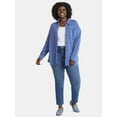 thumbnail image 2 of Terra & Sky Women's Plus Knit Shacket, Sizes 0X-5X, 2 of 5