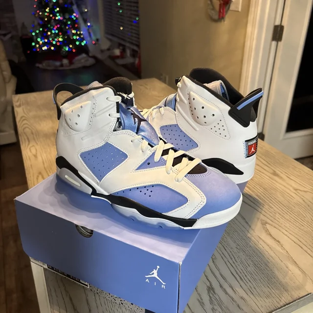 Ni - ke Ni - ke Air Jordan 6 UNC University Blue White BRAND NEW CT8529 410 Mens Size 11.5