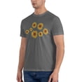 thumbnail image 4 of Pretty Sunflowers Men'S Basic Short Sleeve T-Shirt Deep Heather 4x-Large, 4 of 5