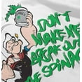 thumbnail image 5 of Don't Make Me Break Out The Spinach Toddler Boy Girl T Shirt Infant Toddler Brisco Brands 18M, 5 of 6