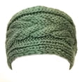 thumbnail image 4 of Wrapables® Thick Cable Knit Headband, Green, 4 of 4