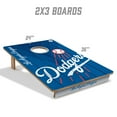thumbnail image 6 of YouTheFan MLB Los Angeles Dodgers 2' x 3' Cornhole Game, 6 of 6