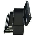 thumbnail image 2 of EQCOTWEA Portable Tool Chest 4-Drawer Box Storage Organizer Cabinet Hardware Multi-functional Metal Toolbox Black, 2 of 6