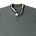 thumbnail image 5 of Defitshape Men's Cotton Henley Shirt Soft Long Sleeve Top Date Night Fashion 3 Button Placket Holiday Slim Fit Tshirt Fall Top Grey XX-Large, 5 of 5