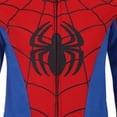 thumbnail image 4 of Conjunto para niños Marvel Spider-Man con sudadera con capucha y pantalones azul y rojo, 4 of 7