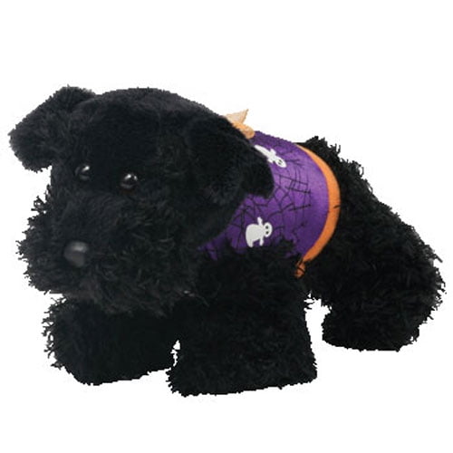 black dog beanie baby