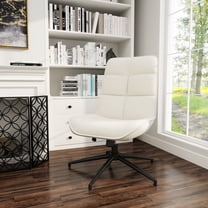 Homy Casa Glider Rocking Chair, 360° Swivel Recliner Chair for Living Room Patio Garden, Beige