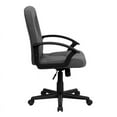 thumbnail image 5 of Flash Furniture Garver Mid-Back Gray Fabric Executive Swivel Office Chair with Nylon Arms, 5 of 5