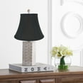 thumbnail image 4 of Urbanest Faux Silk Bell Lamp Shade, 5x9x7", Black, 4 of 6