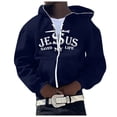thumbnail image 1 of WILLBEST Sudaderas Navideñas Invierno Hombre Moda Diaria Tendencia Casual Chaqueta Abrigo para Cualquier Ocasión XXGrande, 1 of 3