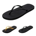 thumbnail image 2 of CPNG Men Slim Flip Flops Shower Slip-on Shoes Flat PU Strap Sandals for Bathroom Summer Beach Pool Ultra Lightweight Comfortable Basic Thongs Rubber Soft Slide, 2 of 9