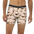 thumbnail image 6 of Sigee Beagle Dog On Brown for Men's Boxer Briefs,Moisture Wicking and Breathable Small, 6 of 9