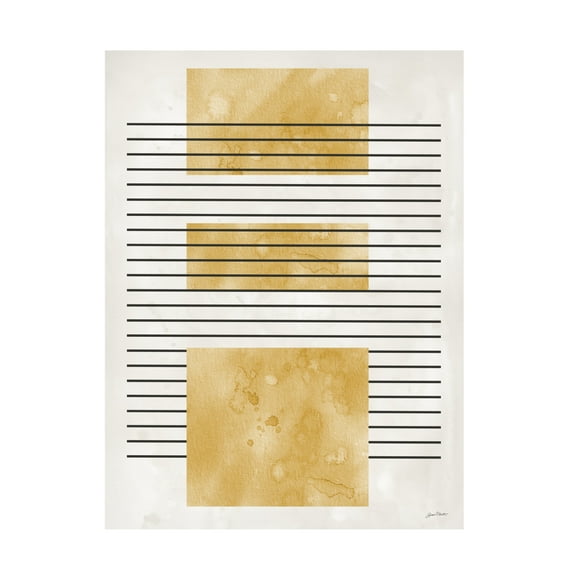 Canvas Wall Art - Jean Plout 'Mid Century Boho 3' Wall Art for Living Room, Bedroom, or Office Décor by Trademark Fine Art - 14 x 19 Inches