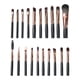 thumbnail image 2 of Juego de 20 brochas de maquillaje profesionales, brochas sintéticas premium para base, polvos, rubor, sombras, correctores, cosméticos para ojos, kit de brochas de maquillaje., 2 of 8