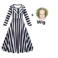 thumbnail image 3 of New BBeetlejuice 2 Kids Cosplay Costume Baby Girls Rolepalying Trickster Demon Dress Suits Princess Dress Halloween Funny Outfit, 3 of 5