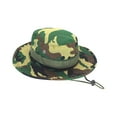 thumbnail image 2 of Fesfesfes Outddor Sun Hat Bucket Hat Unisex Summer Bush Fishing Hiking Round Camouflage Cap, 2 of 5