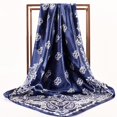 thumbnail image 4 of Head Scarf Paisley Sun Protection Headgear No Brim Smooth Headwrap for Spa, 4 of 10