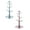 Light Pink 1PCS & Light Blue 1PCS, variant on Mug Holder Tree Thicker Base Non Slip Coffee Cup Holder with 6 Hooks Coffee Mug Rack for Countertop Home Storage and Organizer 2PCS