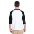 thumbnail image 2 of Gildan G570 Adult Heavy Cotton 3/4-Raglan Sleeve T-Shirt, 2 of 2