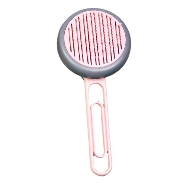 Accesorio de cepillo de aseo para gatos Methold Peine para Aseo de mascotas Rosa