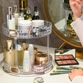 thumbnail image 5 of Makeup Storage Rack - 1 Set, 1/2/3 Layers, 360 Degree Rotation, Kitchen Seasoning Storage Holder Tray, Perfume Organizer, Bathroom Supplies, 5 of 8